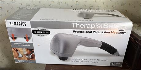 Homedics TherapistSel Professional Percussion Massager NIB