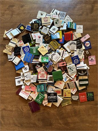 Collection of Vintage Travel Matches