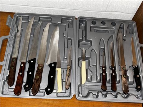 Lot Of Kitchen And Other Cooking Knives