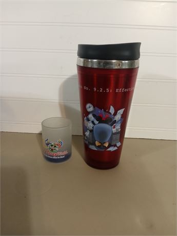 New Walt Disney Hot and Cold Drinking Cup and Candle Holder