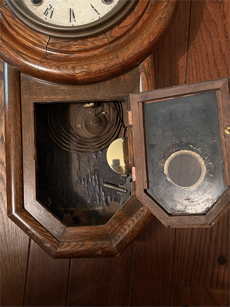 インテリア時計 AICHIKEN CLOCK MAKERS' UNION'S R8SC339 Great Finds Online Auctions - Antique Aichiken Clockmakers Union