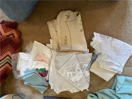 Collections of Vintage Linens