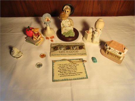 Lilliput Lane Old Curiosity Shop, Precious Moments Figurine, and More