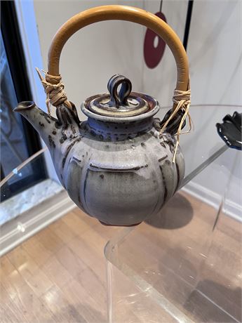 Studio Art Pottery Teapot Signed by Artist