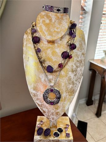 Lot Of Passion Is Purple Jewelry Featuring All Purple Pieces