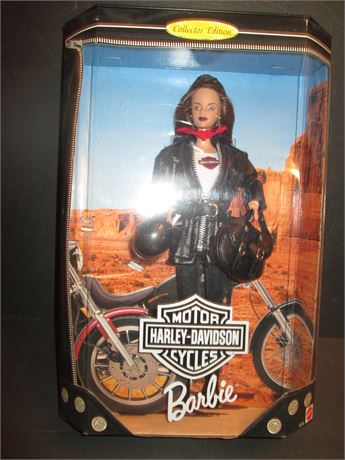 New Vintage  1998 Barbie Doll 11" Harley Davidcon Motorcycle 22256