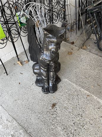 Cast Iron Gargoyle Statue