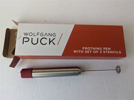 New Wolfgang Puck Frother & Coffee Stencils