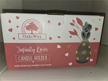 Oaki Way Infinity Love Candleholder NEW
