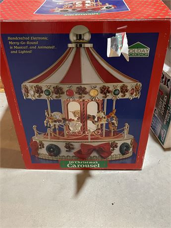 Holiday Work Shop- Christmas Merry-Go-Round